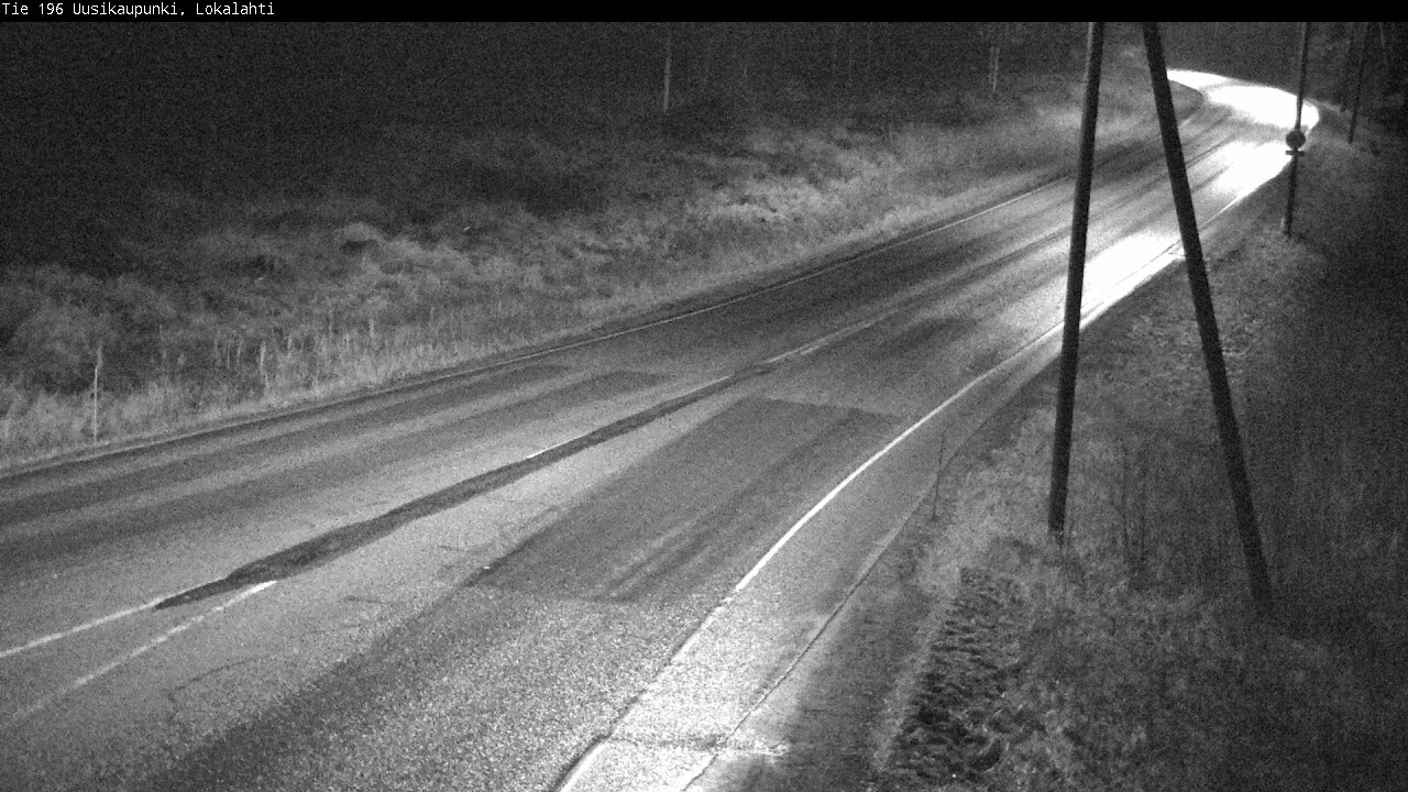 Weather Camera Image Road 196 Uusikaupunki, Lokalahti, Uusikaupunki, Varsinais-Suomi