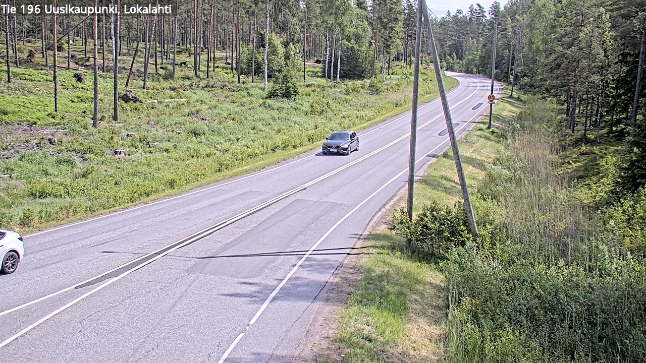 Kelikamerat Kuva Tie 196 Uusikaupunki, Lokalahti, Uusikaupunki, Varsinais-Suomi