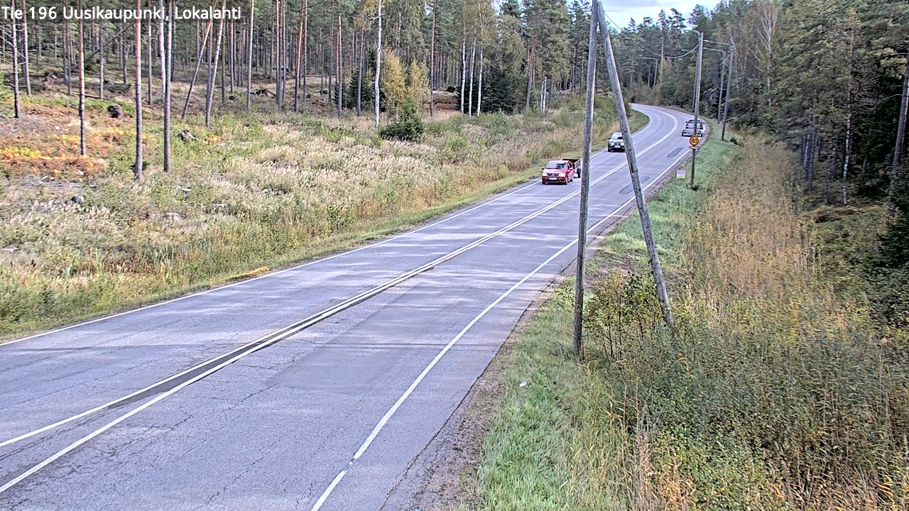 Kelikamerat Kuva Tie 196 Uusikaupunki, Lokalahti, Uusikaupunki, Varsinais-Suomi