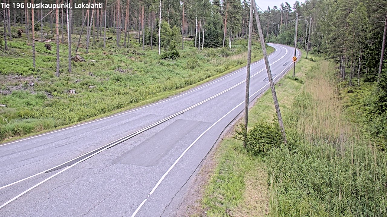 Kelikamerat Kuva Tie 196 Uusikaupunki, Lokalahti, Uusikaupunki, Varsinais-Suomi