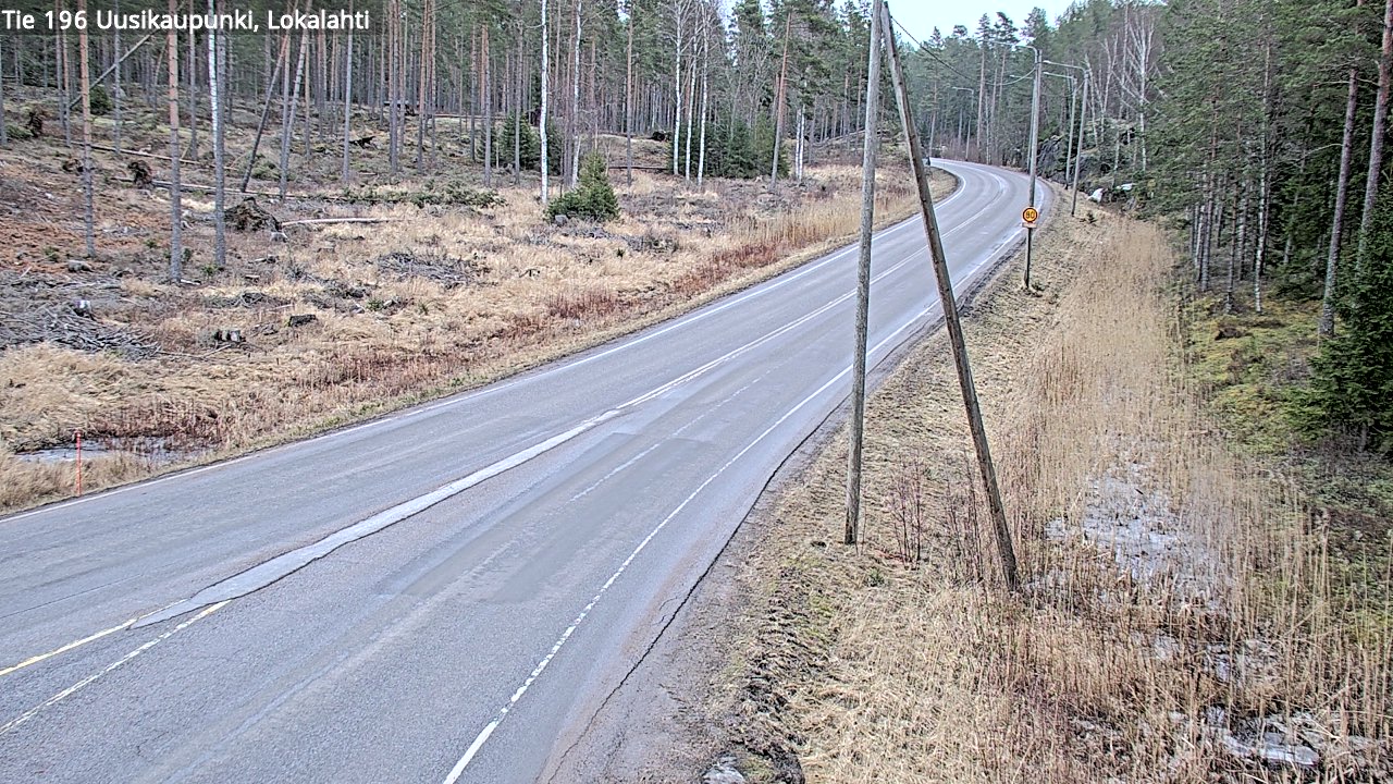 Kelikamerat Kuva Tie 196 Uusikaupunki, Lokalahti, Uusikaupunki, Varsinais-Suomi