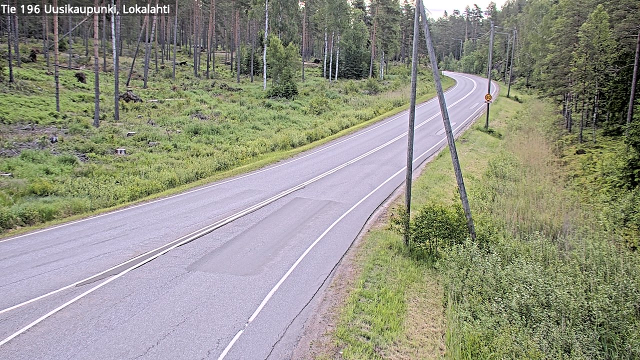 Kelikamerat Kuva Tie 196 Uusikaupunki, Lokalahti, Uusikaupunki, Varsinais-Suomi