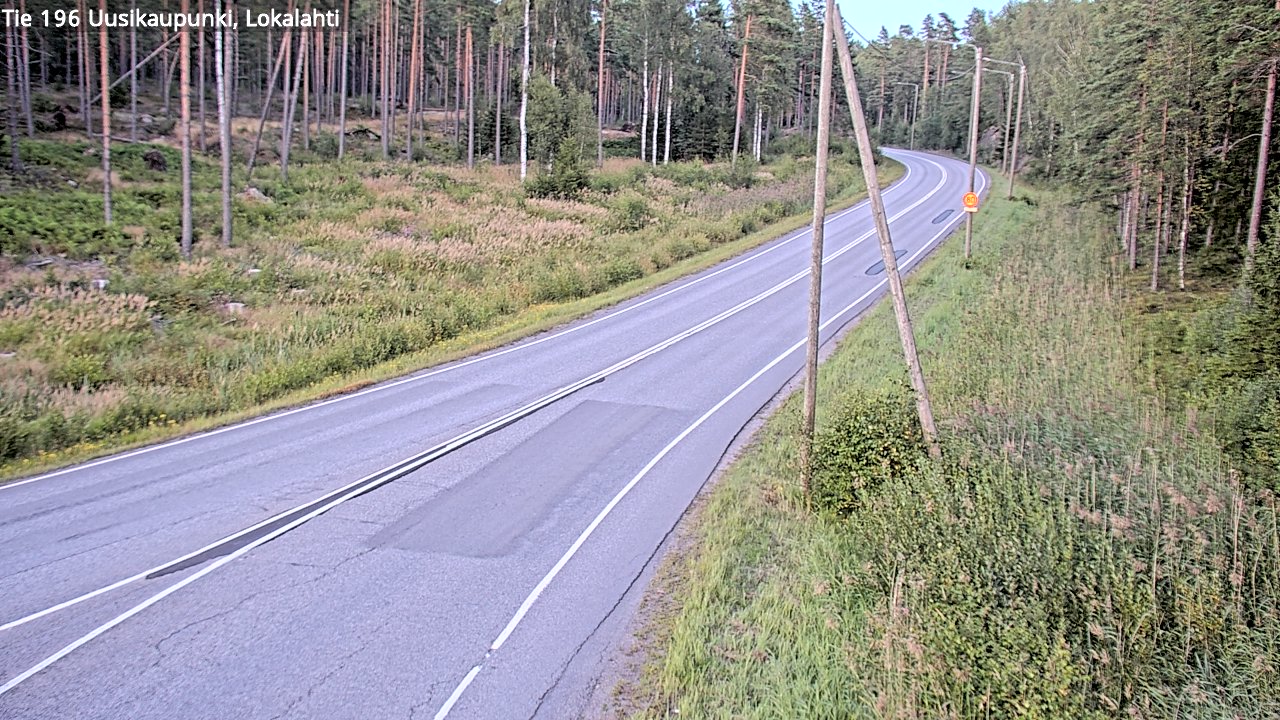 Kelikamerat Kuva Tie 196 Uusikaupunki, Lokalahti, Uusikaupunki, Varsinais-Suomi