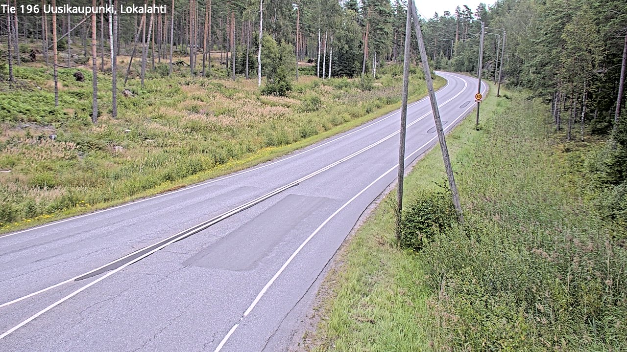 Kelikamerat Kuva Tie 196 Uusikaupunki, Lokalahti, Uusikaupunki, Varsinais-Suomi