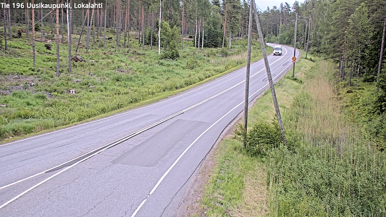 Kelikamerat Kuva Tie 196 Uusikaupunki, Lokalahti, Uusikaupunki, Varsinais-Suomi