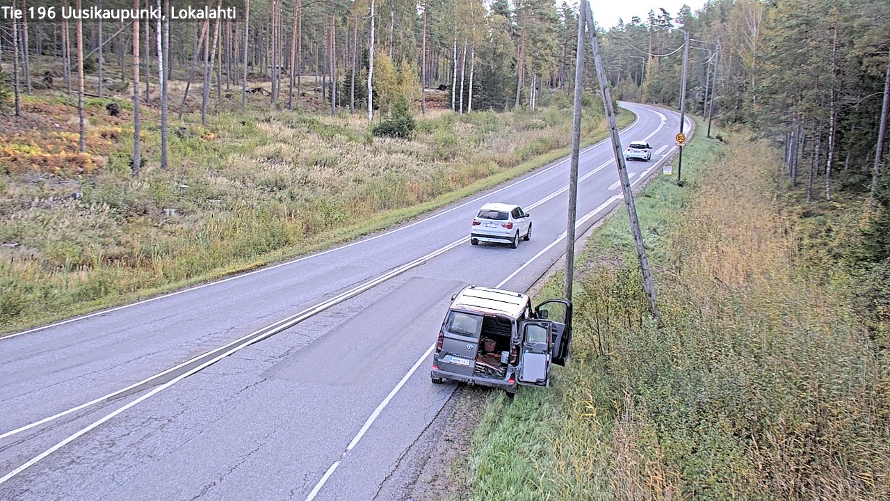 Kelikamerat Kuva Tie 196 Uusikaupunki, Lokalahti, Uusikaupunki, Varsinais-Suomi