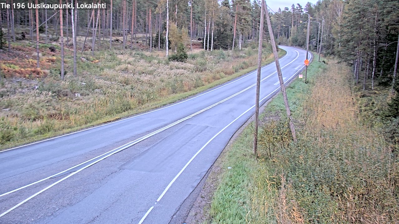 Kelikamerat Kuva Tie 196 Uusikaupunki, Lokalahti, Uusikaupunki, Varsinais-Suomi