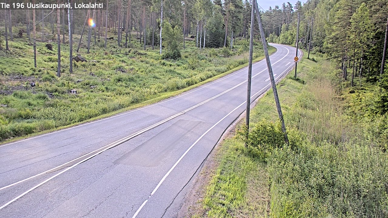 Kelikamerat Kuva Tie 196 Uusikaupunki, Lokalahti, Uusikaupunki, Varsinais-Suomi