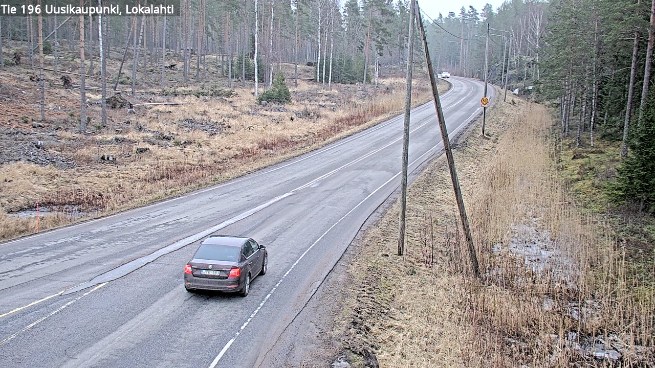 Kelikamerat Kuva Tie 196 Uusikaupunki, Lokalahti, Uusikaupunki, Varsinais-Suomi