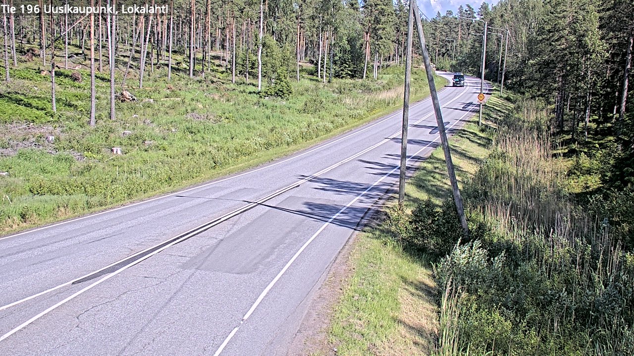 Kelikamerat Kuva Tie 196 Uusikaupunki, Lokalahti, Uusikaupunki, Varsinais-Suomi