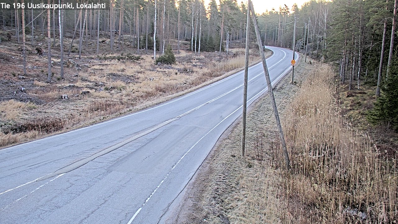 Kelikamerat Kuva Tie 196 Uusikaupunki, Lokalahti, Uusikaupunki, Varsinais-Suomi