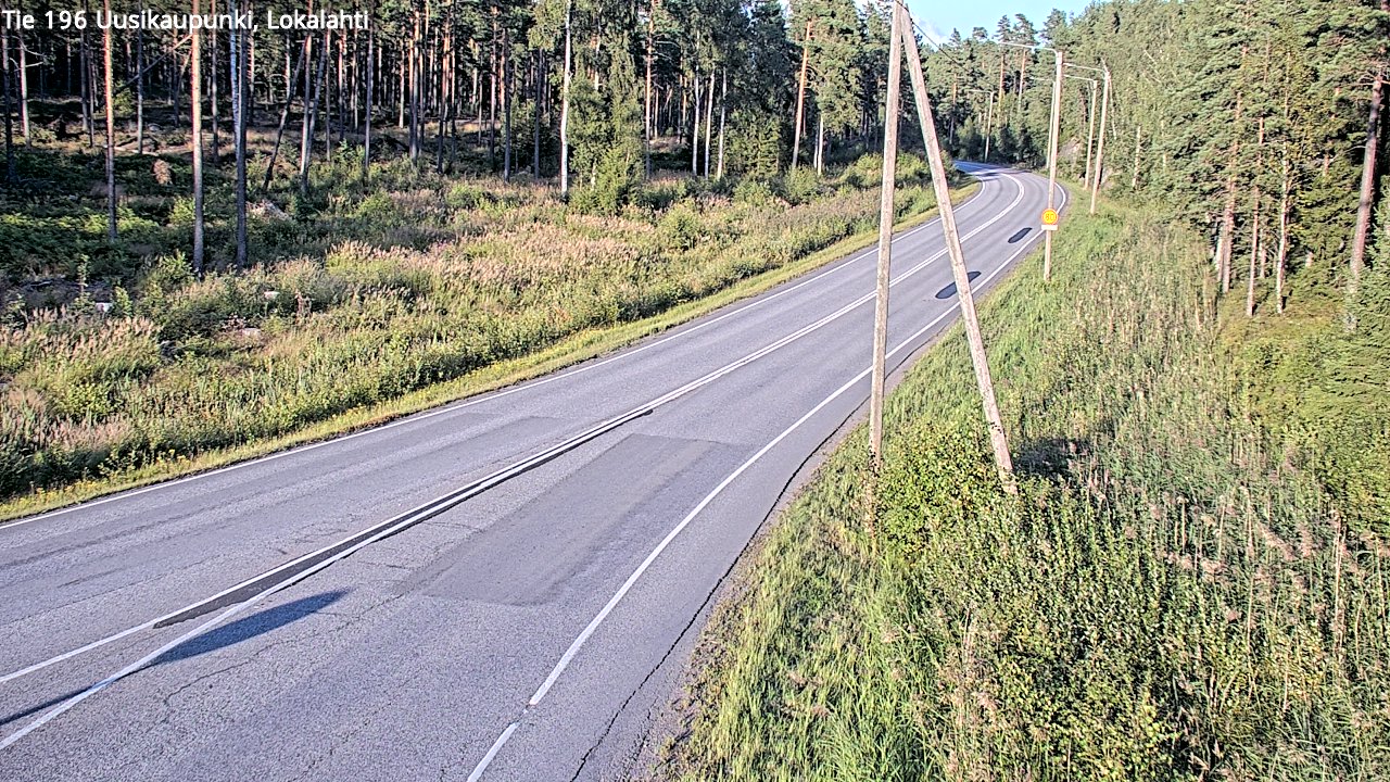 Kelikamerat Kuva Tie 196 Uusikaupunki, Lokalahti, Uusikaupunki, Varsinais-Suomi