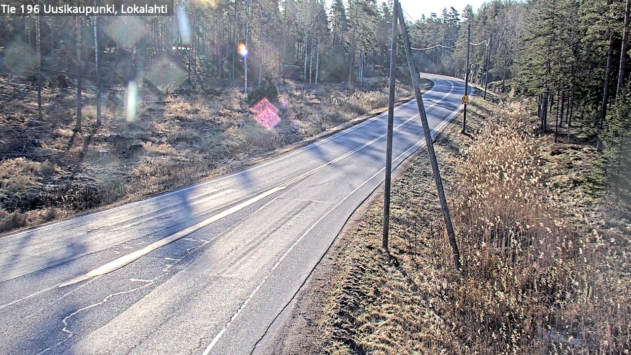 Kelikamerat Kuva Tie 196 Uusikaupunki, Lokalahti, Uusikaupunki, Varsinais-Suomi