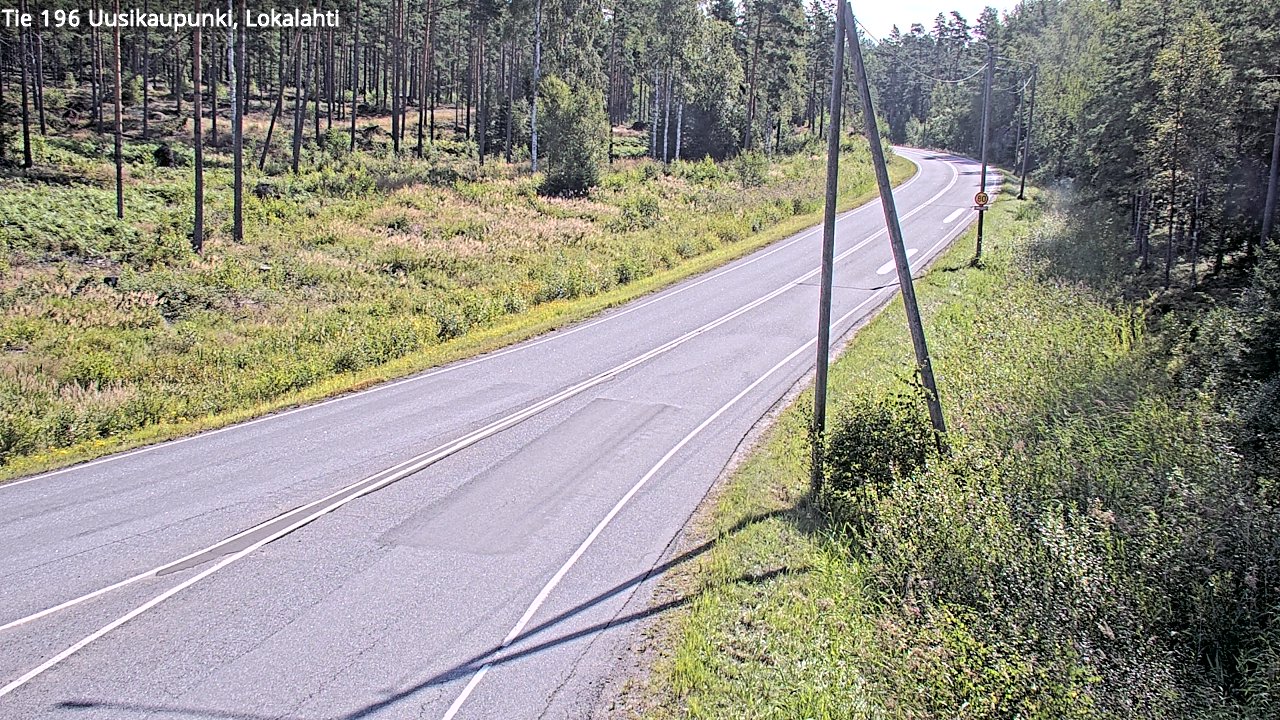 Kelikamerat Kuva Tie 196 Uusikaupunki, Lokalahti, Uusikaupunki, Varsinais-Suomi