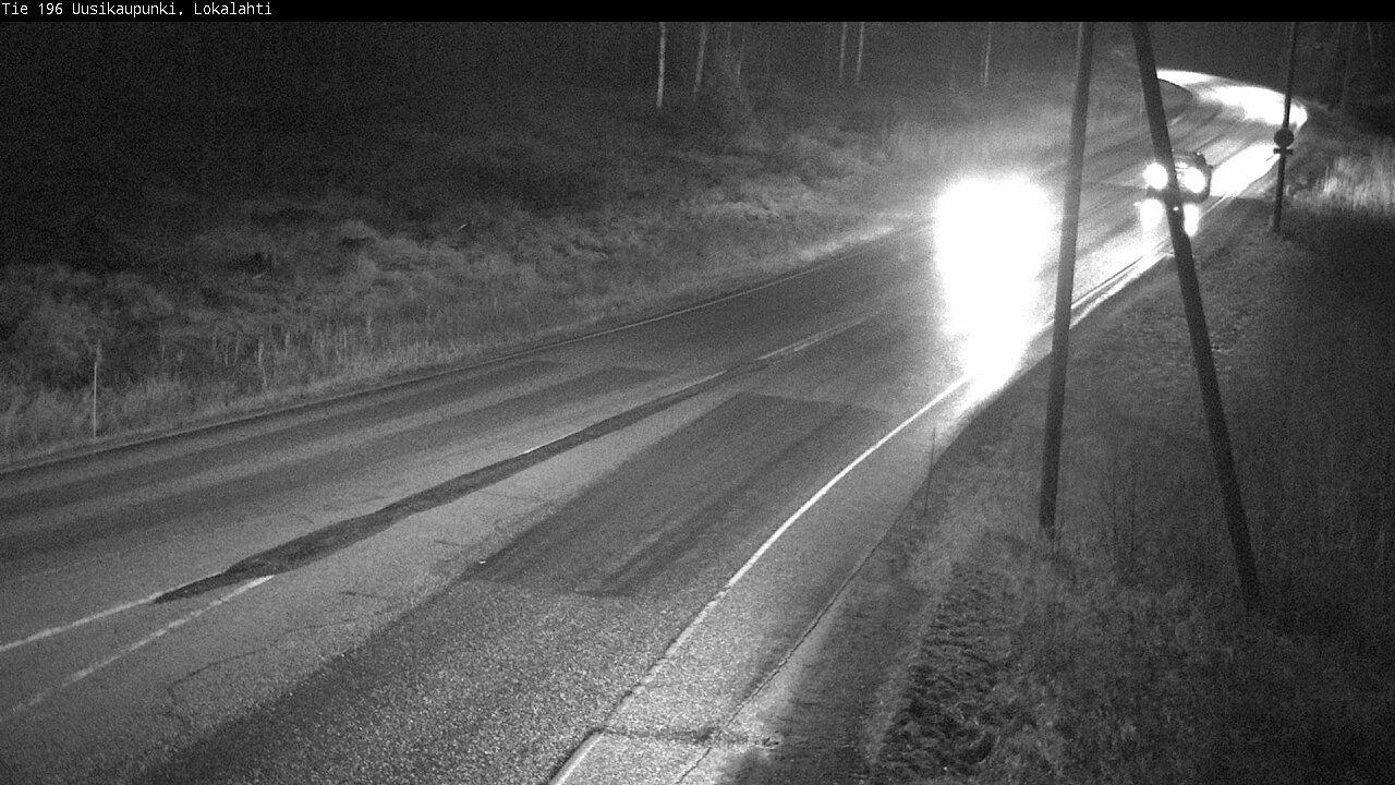 Weather Camera Image Road 196 Uusikaupunki, Lokalahti, Uusikaupunki, Varsinais-Suomi