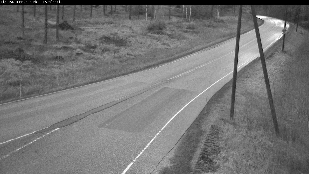 Weather Camera Image Road 196 Uusikaupunki, Lokalahti, Uusikaupunki, Varsinais-Suomi