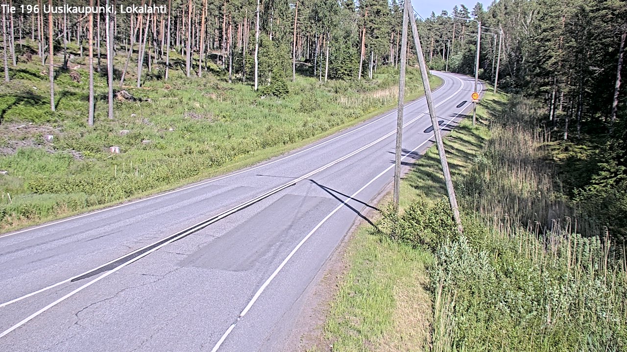 Kelikamerat Kuva Tie 196 Uusikaupunki, Lokalahti, Uusikaupunki, Varsinais-Suomi
