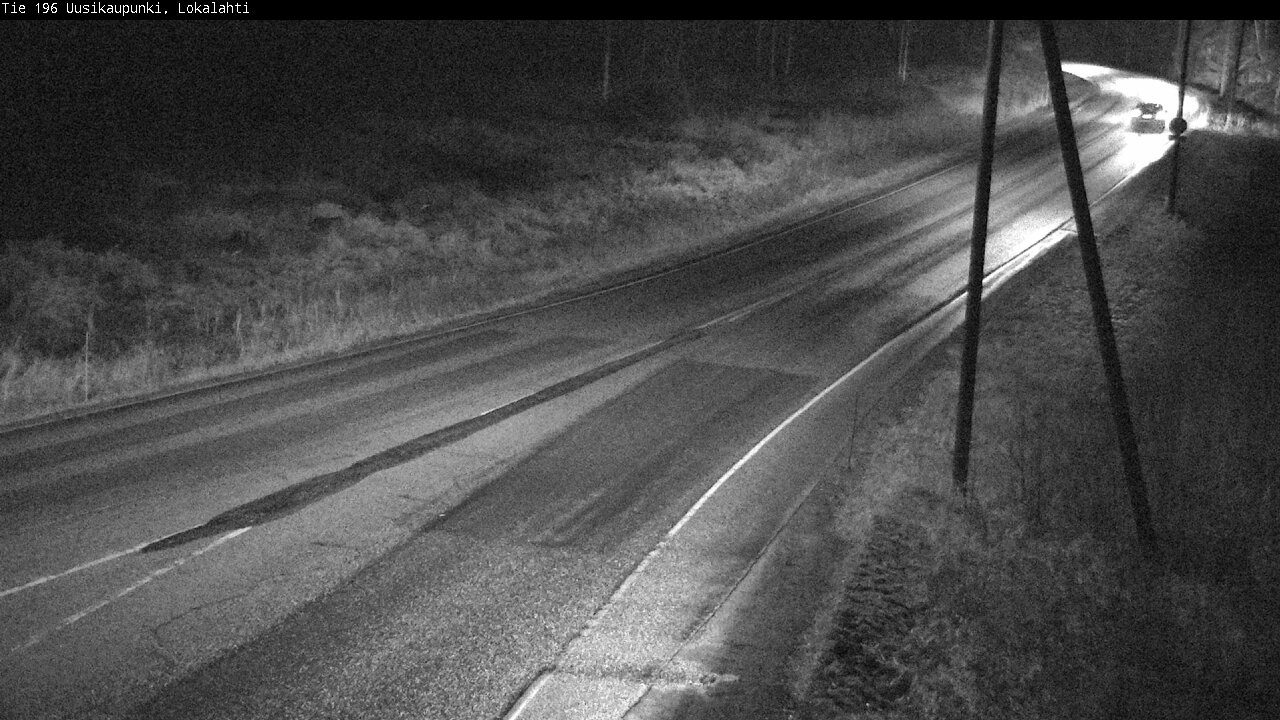 Weather Camera Image Road 196 Uusikaupunki, Lokalahti, Uusikaupunki, Varsinais-Suomi
