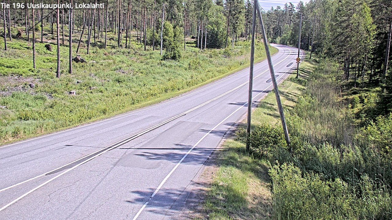 Kelikamerat Kuva Tie 196 Uusikaupunki, Lokalahti, Uusikaupunki, Varsinais-Suomi