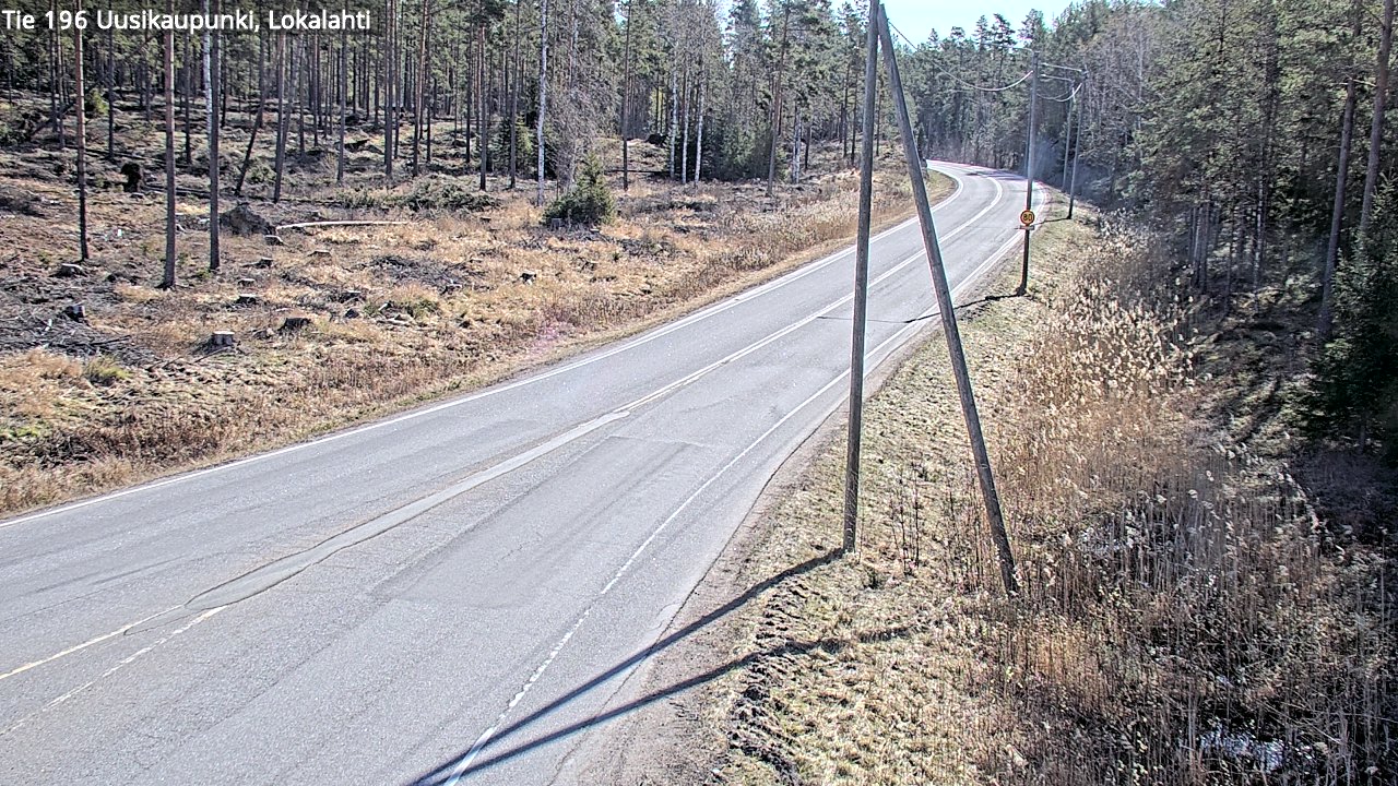 Kelikamerat Kuva Tie 196 Uusikaupunki, Lokalahti, Uusikaupunki, Varsinais-Suomi
