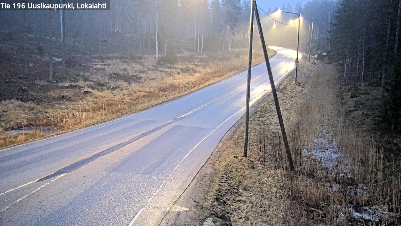 Kelikamerat Kuva Tie 196 Uusikaupunki, Lokalahti, Uusikaupunki, Varsinais-Suomi