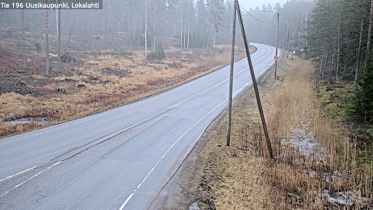 Kelikamerat Kuva Tie 196 Uusikaupunki, Lokalahti, Uusikaupunki, Varsinais-Suomi