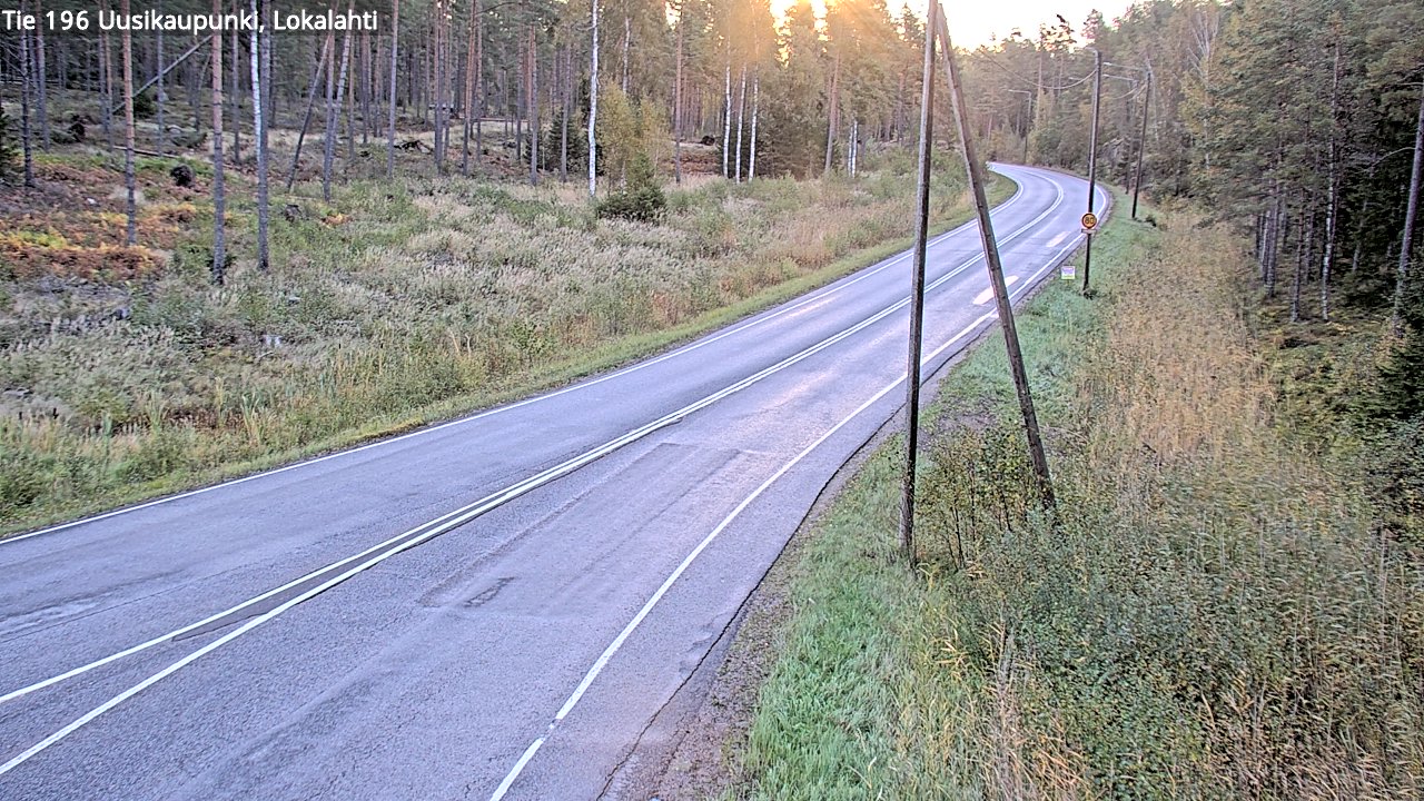 Kelikamerat Kuva Tie 196 Uusikaupunki, Lokalahti, Uusikaupunki, Varsinais-Suomi