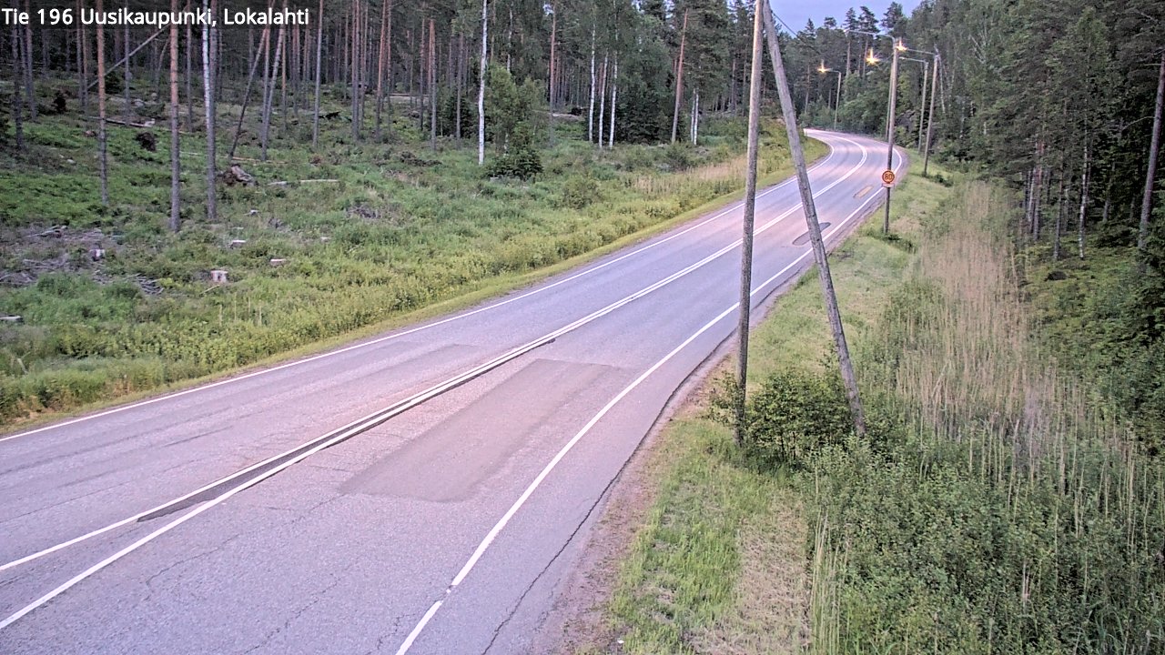 Kelikamerat Kuva Tie 196 Uusikaupunki, Lokalahti, Uusikaupunki, Varsinais-Suomi