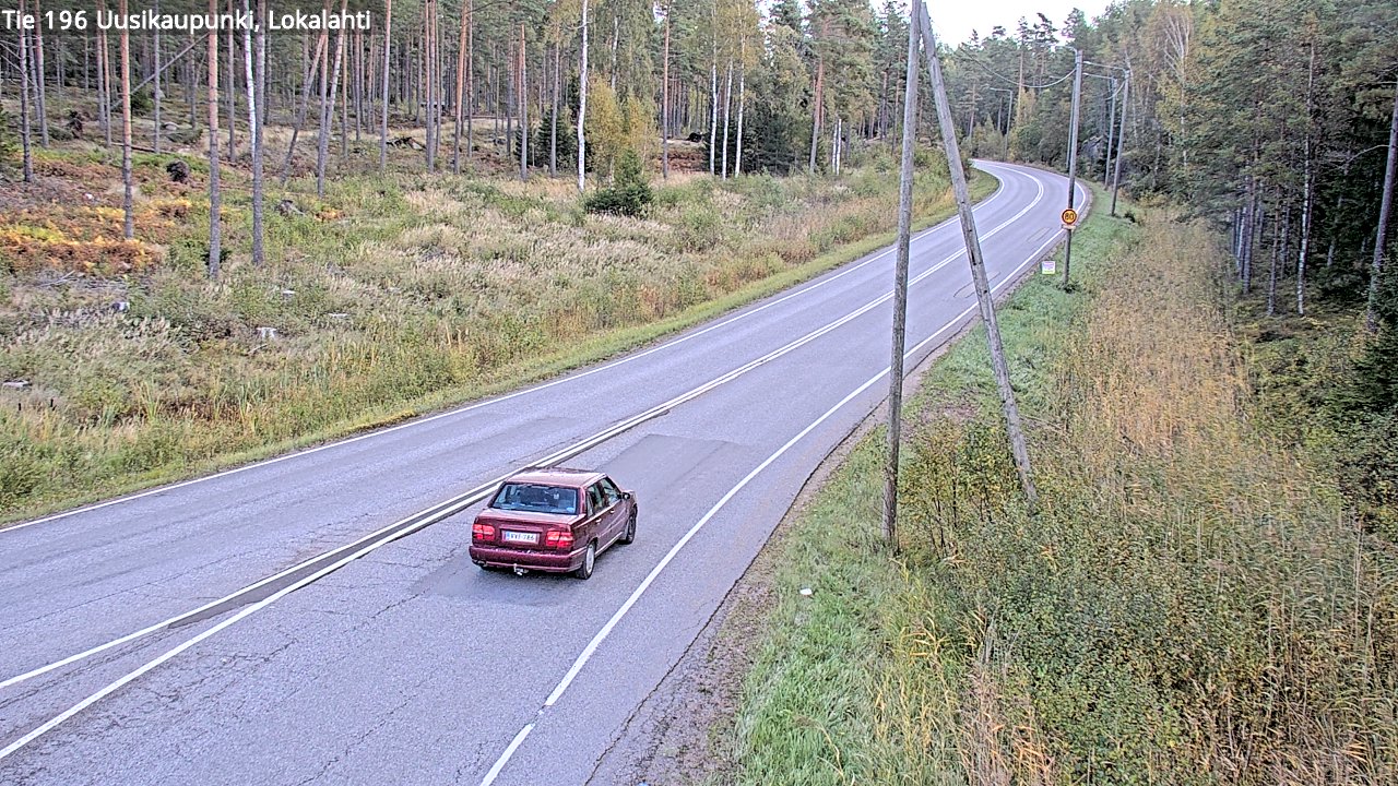Kelikamerat Kuva Tie 196 Uusikaupunki, Lokalahti, Uusikaupunki, Varsinais-Suomi