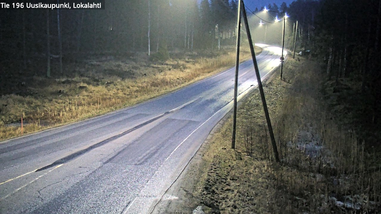 Kelikamerat Kuva Tie 196 Uusikaupunki, Lokalahti, Uusikaupunki, Varsinais-Suomi