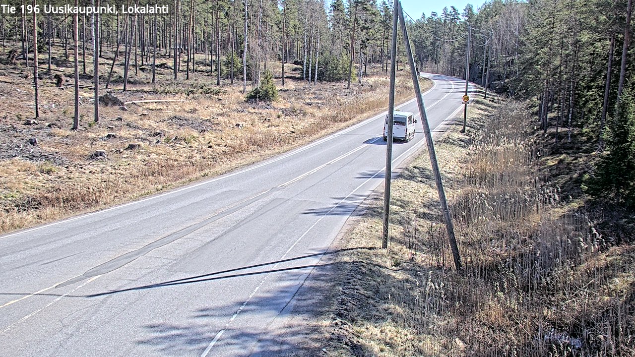 Kelikamerat Kuva Tie 196 Uusikaupunki, Lokalahti, Uusikaupunki, Varsinais-Suomi