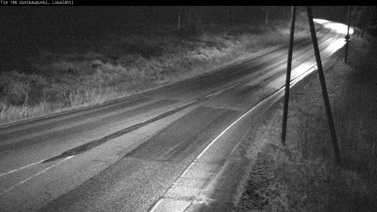 Weather Camera Image Road 196 Uusikaupunki, Lokalahti, Uusikaupunki, Varsinais-Suomi