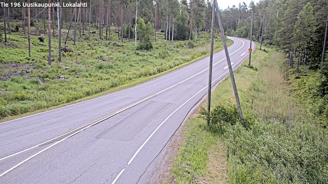 Kelikamerat Kuva Tie 196 Uusikaupunki, Lokalahti, Uusikaupunki, Varsinais-Suomi
