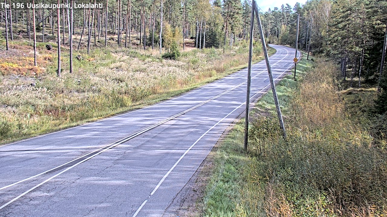 Kelikamerat Kuva Tie 196 Uusikaupunki, Lokalahti, Uusikaupunki, Varsinais-Suomi
