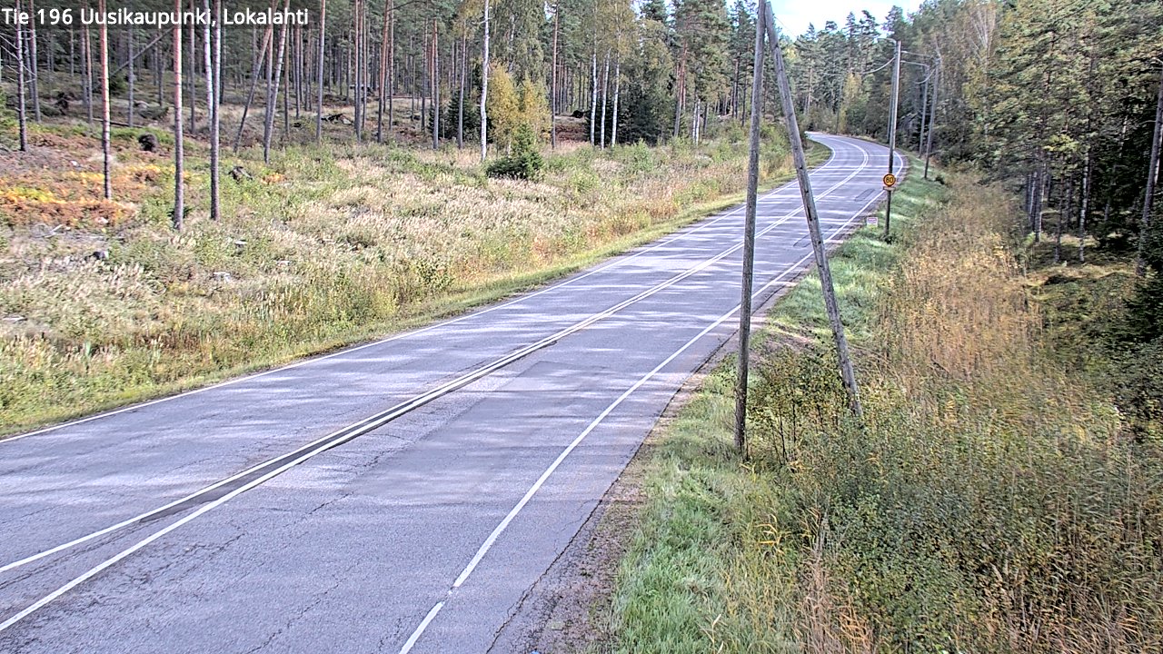 Kelikamerat Kuva Tie 196 Uusikaupunki, Lokalahti, Uusikaupunki, Varsinais-Suomi