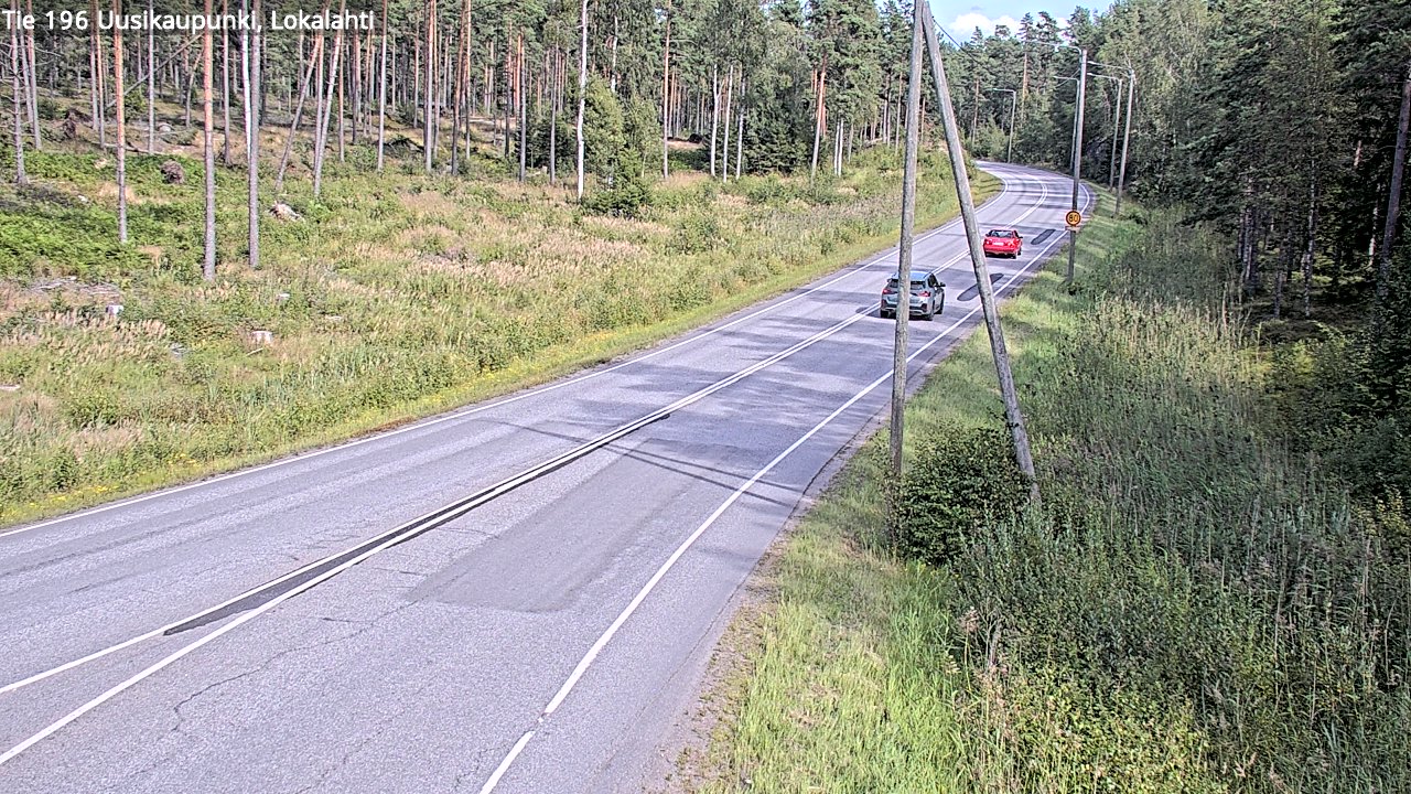 Kelikamerat Kuva Tie 196 Uusikaupunki, Lokalahti, Uusikaupunki, Varsinais-Suomi