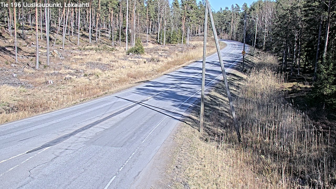 Kelikamerat Kuva Tie 196 Uusikaupunki, Lokalahti, Uusikaupunki, Varsinais-Suomi