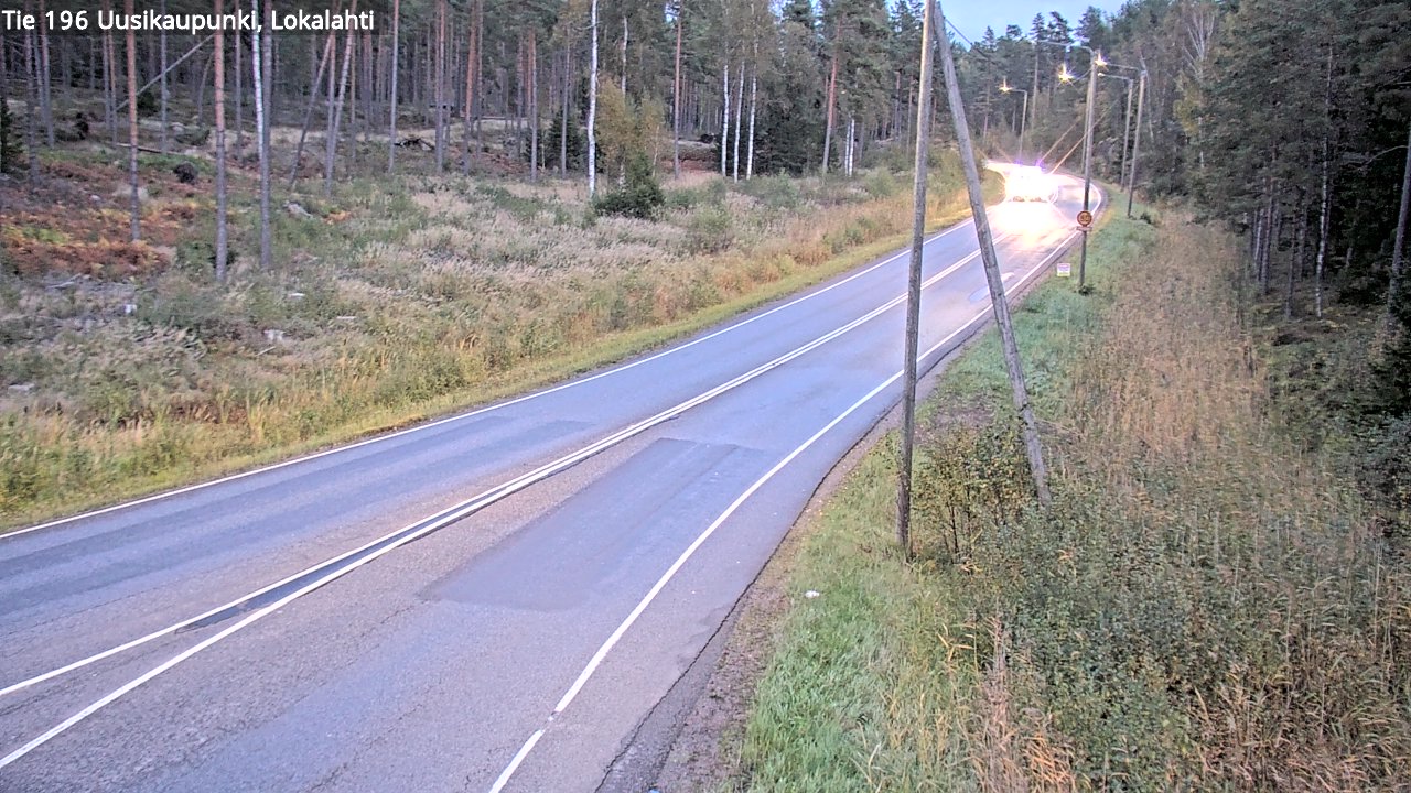 Kelikamerat Kuva Tie 196 Uusikaupunki, Lokalahti, Uusikaupunki, Varsinais-Suomi
