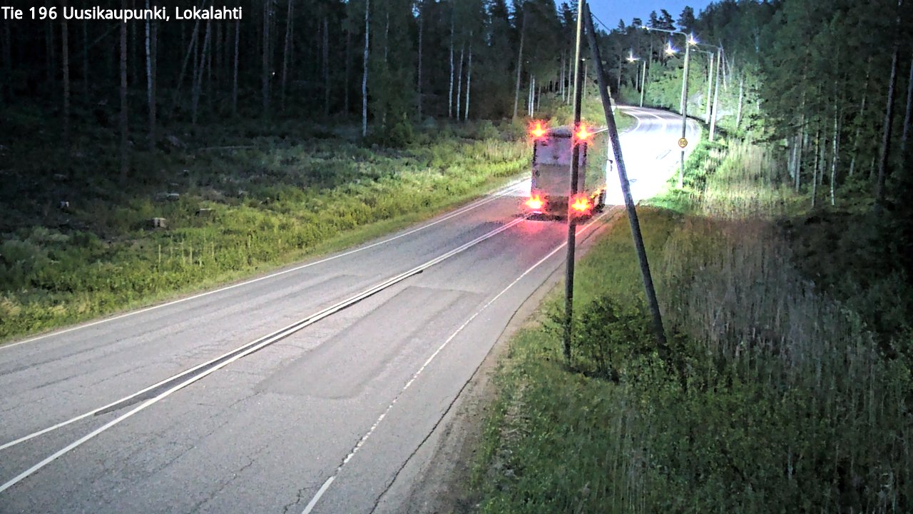 Weather Camera Image Road 196 Uusikaupunki, Lokalahti, Uusikaupunki, Varsinais-Suomi