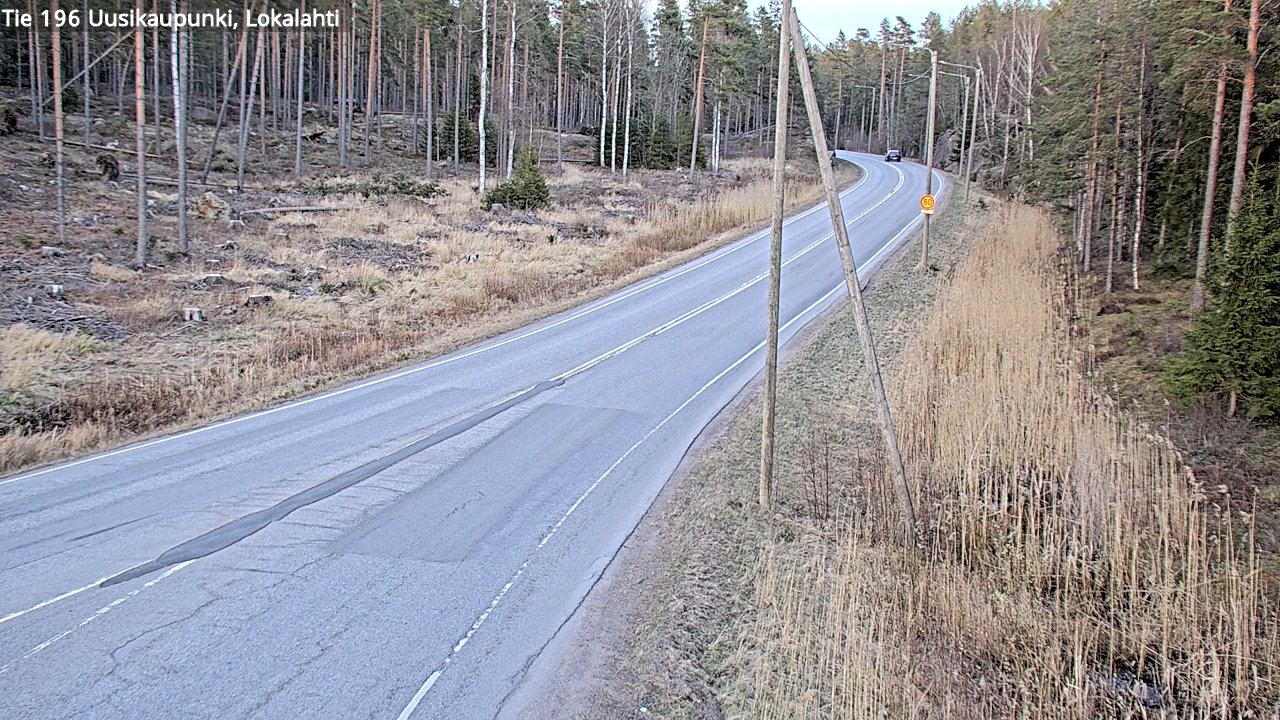 Kelikamerat Kuva Tie 196 Uusikaupunki, Lokalahti, Uusikaupunki, Varsinais-Suomi