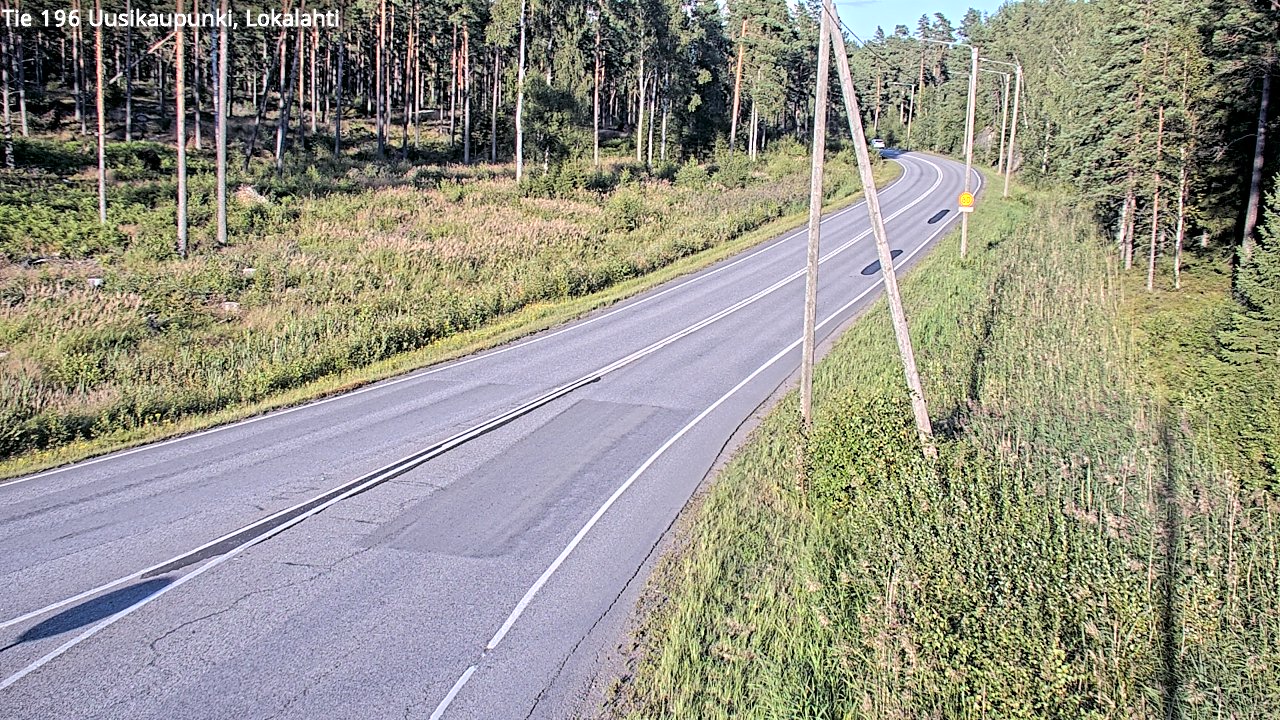 Kelikamerat Kuva Tie 196 Uusikaupunki, Lokalahti, Uusikaupunki, Varsinais-Suomi