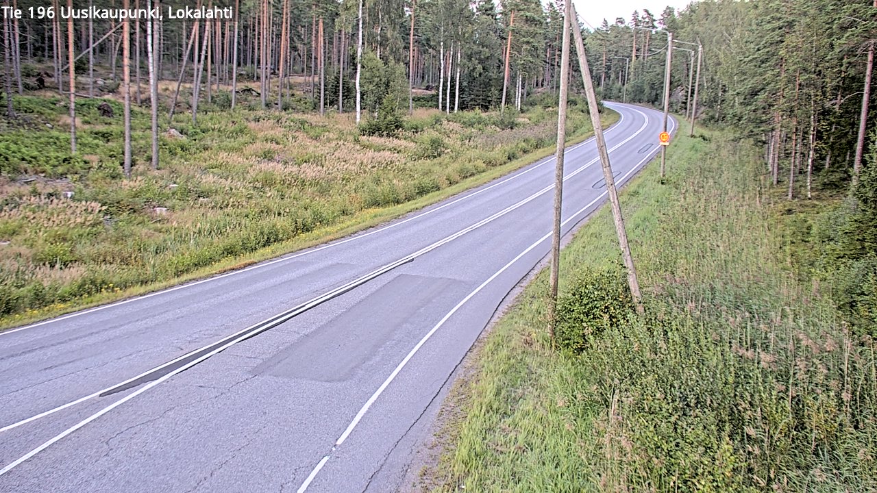 Kelikamerat Kuva Tie 196 Uusikaupunki, Lokalahti, Uusikaupunki, Varsinais-Suomi