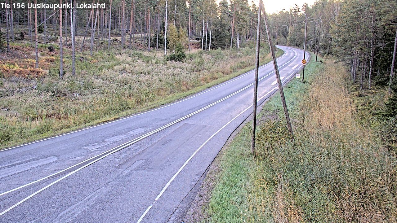 Kelikamerat Kuva Tie 196 Uusikaupunki, Lokalahti, Uusikaupunki, Varsinais-Suomi