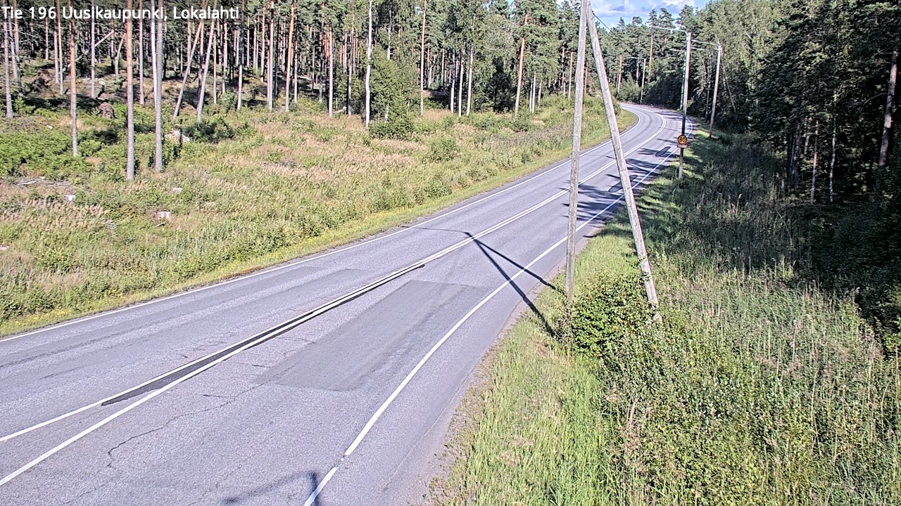 Kelikamerat Kuva Tie 196 Uusikaupunki, Lokalahti, Uusikaupunki, Varsinais-Suomi