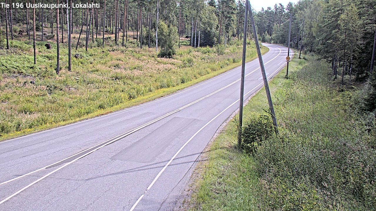 Kelikamerat Kuva Tie 196 Uusikaupunki, Lokalahti, Uusikaupunki, Varsinais-Suomi