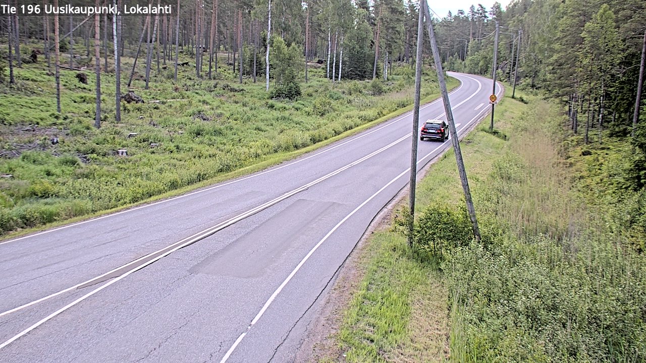 Kelikamerat Kuva Tie 196 Uusikaupunki, Lokalahti, Uusikaupunki, Varsinais-Suomi