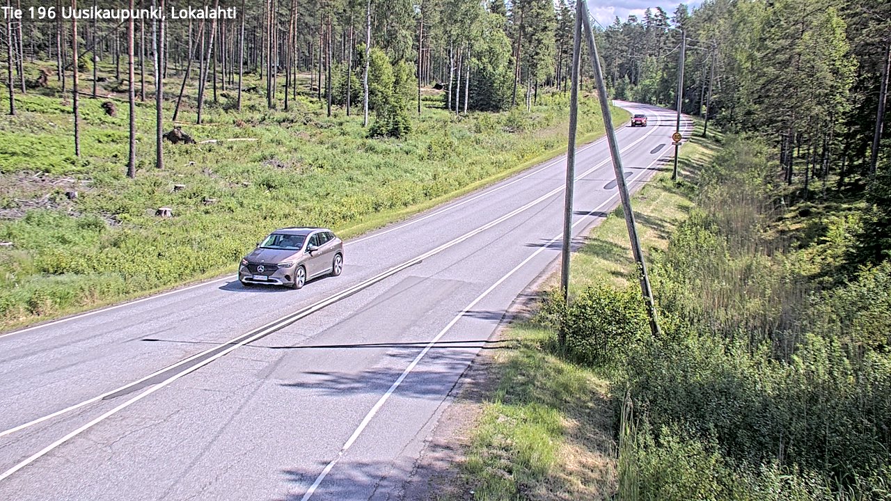 Kelikamerat Kuva Tie 196 Uusikaupunki, Lokalahti, Uusikaupunki, Varsinais-Suomi