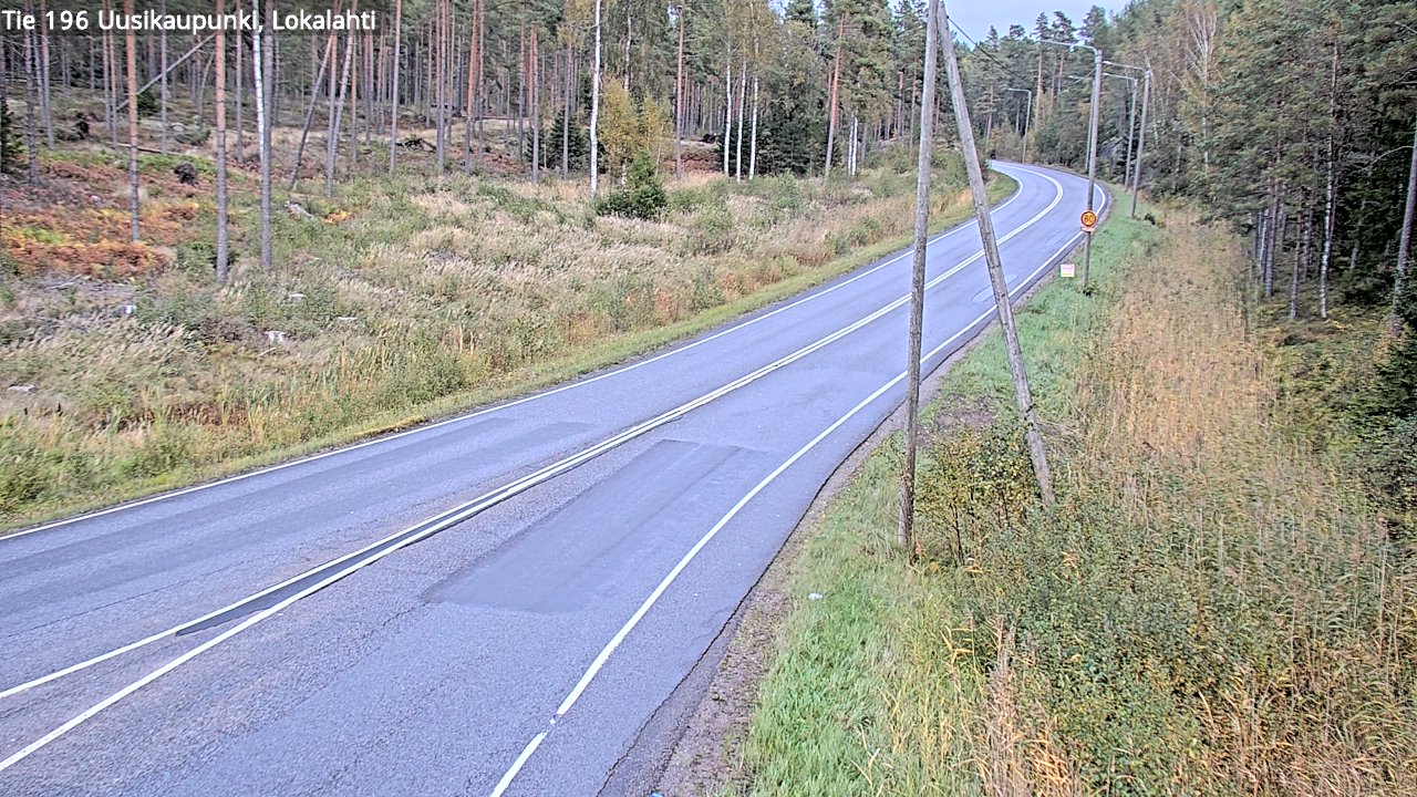 Kelikamerat Kuva Tie 196 Uusikaupunki, Lokalahti, Uusikaupunki, Varsinais-Suomi