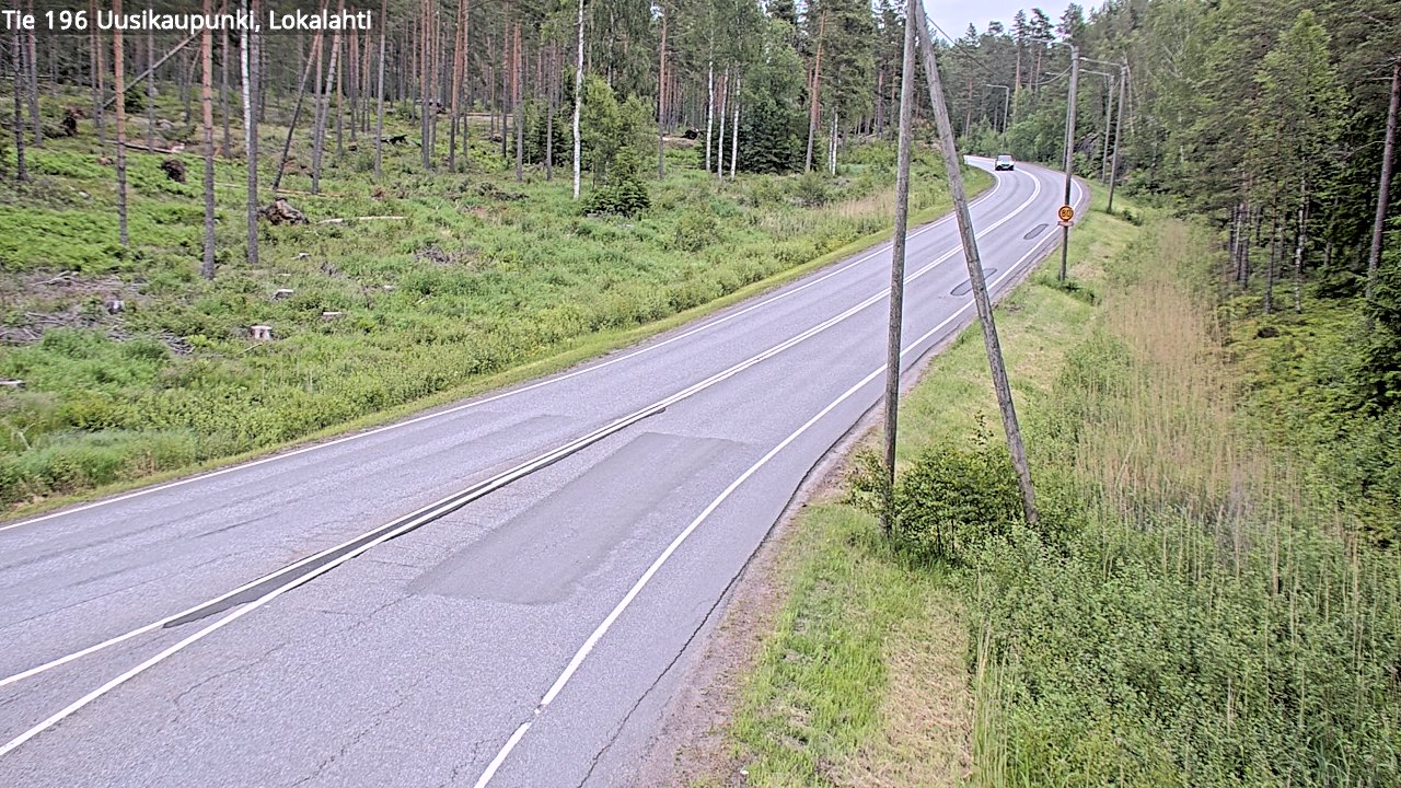 Kelikamerat Kuva Tie 196 Uusikaupunki, Lokalahti, Uusikaupunki, Varsinais-Suomi