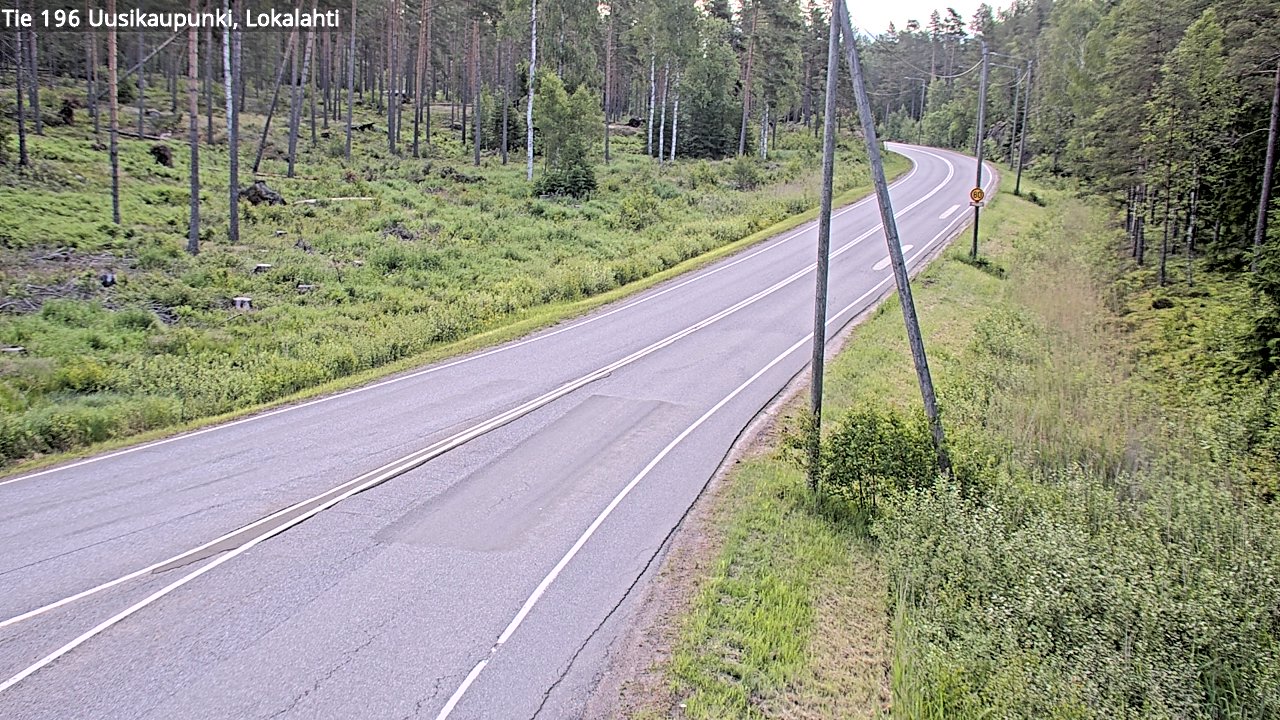 Kelikamerat Kuva Tie 196 Uusikaupunki, Lokalahti, Uusikaupunki, Varsinais-Suomi